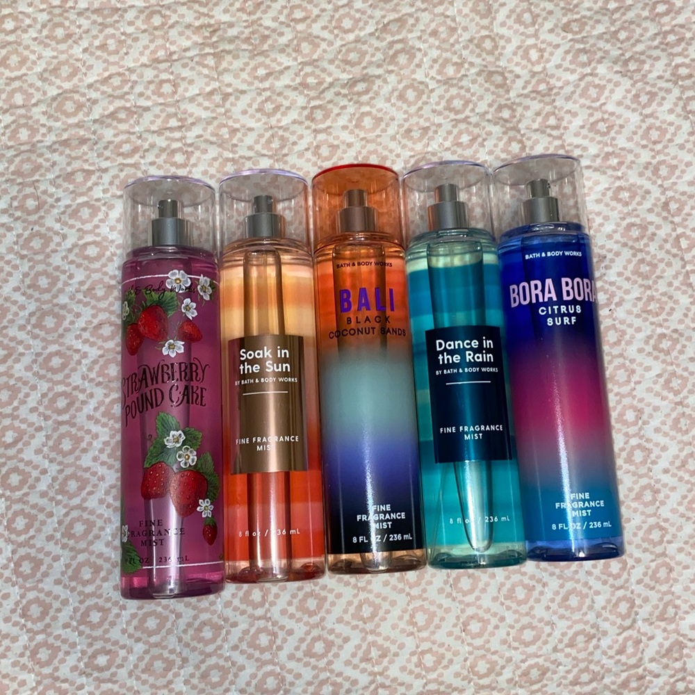 Assorted Bath and Body Works Fragrances